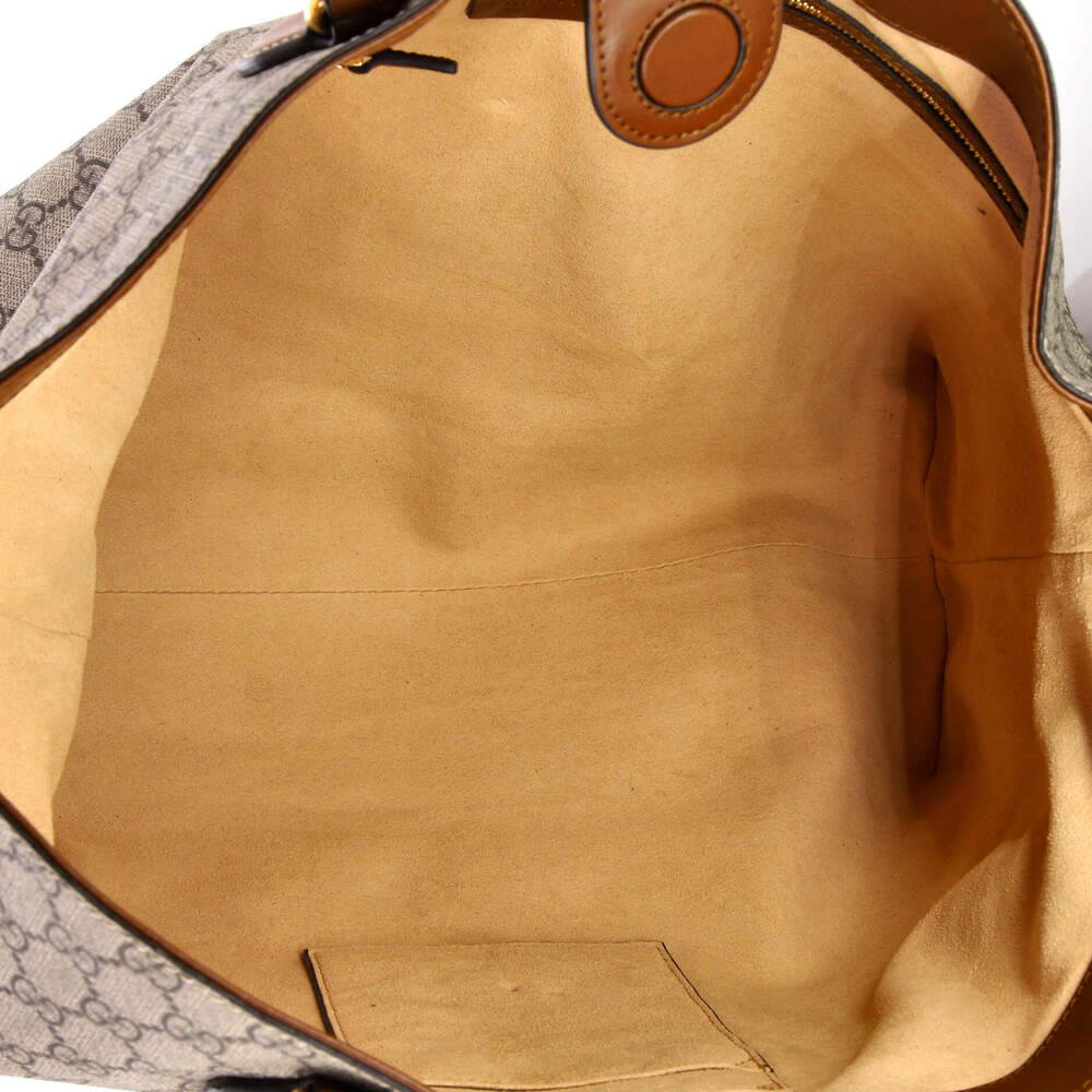 Gucci Convertible Soft Tote Gg Coated #269625G12B - Picture 5 of 9
